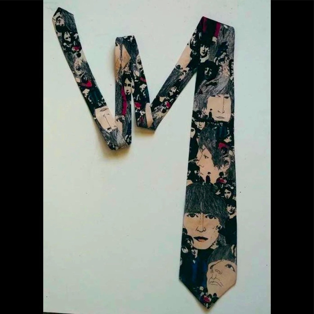 Beatles silk tie